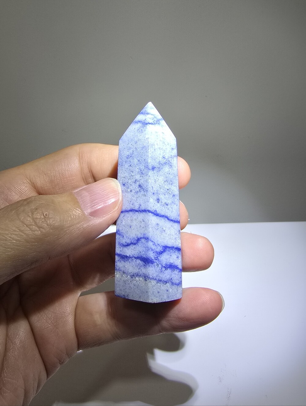 Blue Adventurine with Dumortierite
